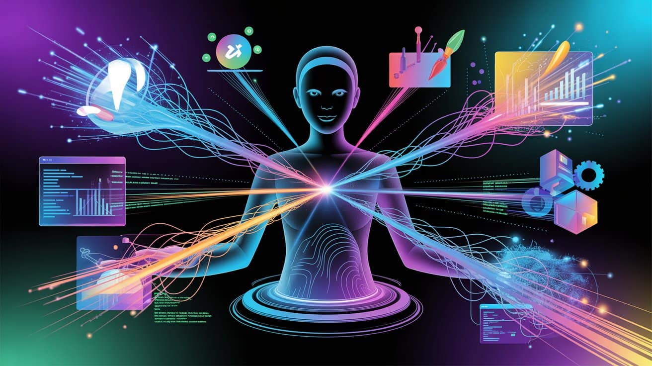 Generative AI transforming multiple industries with digital assistants, AI art and text generation